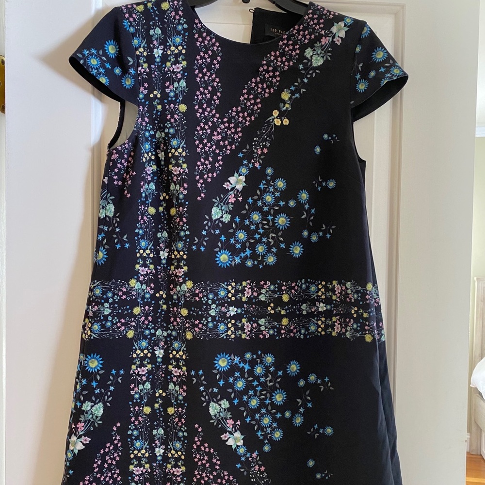 Ted Baker oriental floral dress, size 2